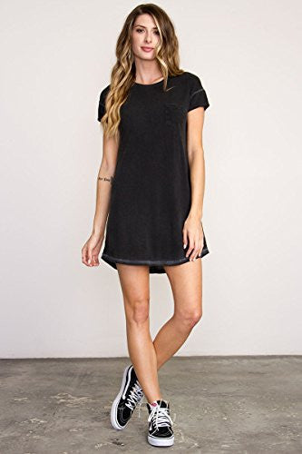 RVCA Junior's SO Chill Straight Fit Tee Dress