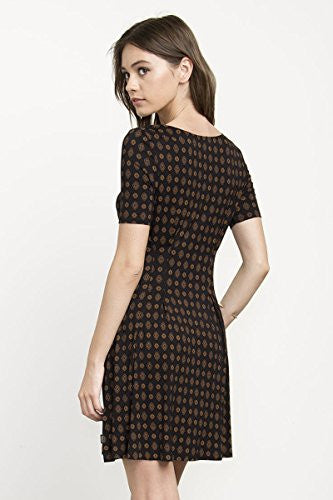 RVCA Junior's Sylas Pleated Swing Dress